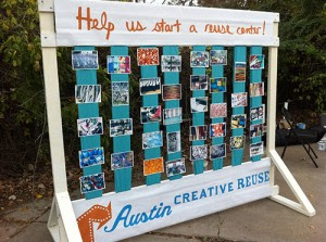 Austin Creative Reuse is raising money to open a creative reuse center in Austin.