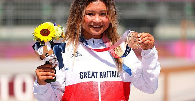 Sky Brown, 13, becomes Britain?s youngest Olympic medallist after winning bronze