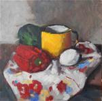 Still Life in Red, Green and Yellow - Posted on Wednesday, February 25, 2015 by Megan Schembre