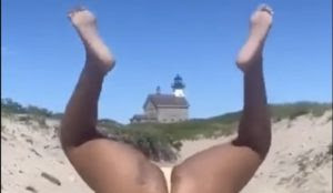 Rhode Island Leftist State Senator Tiara Mack twerks upside down in bikini ‘for votes’