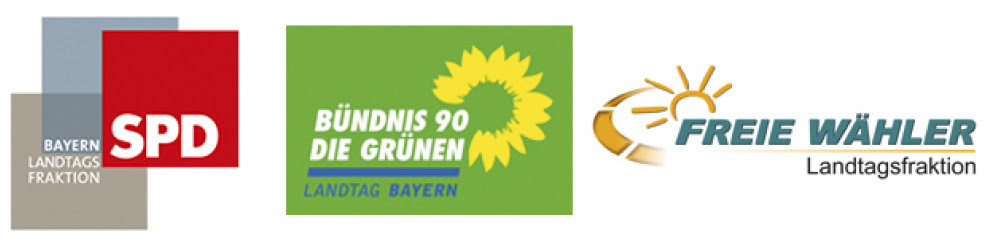 Logos: SPD - Freie - Grüne
