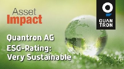 Quantron 股份有限公司获得Asset Impact 分析研究所 "非常可持续" 的评级。