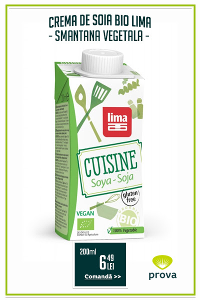 Crema de soia bio (smantana vegetala), 200ml - Lima