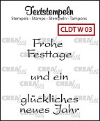 Deutsche Textstempeln W 03