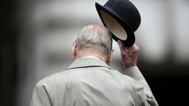 
In this August 2, 2017 photo, Britain's Prince Philip, in his role as Captain General of the Royal Marines, attends a Parade on the forecourt of Buckingham Palace, in central London. 