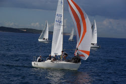 J/24 off Cronulla Sailing Club- Sydney, Australia