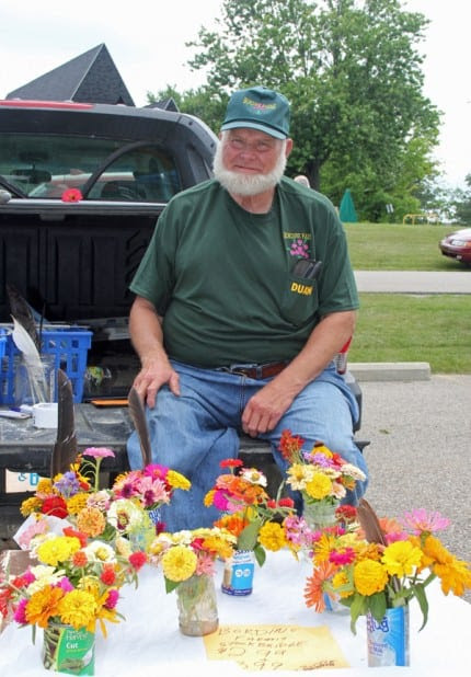 Duane Bordine of Bordine Farms can brighten up your home with several varieties of flowers at both the Saturday Farmers Market and the Wednesday Bushel Basket Farmers Market.