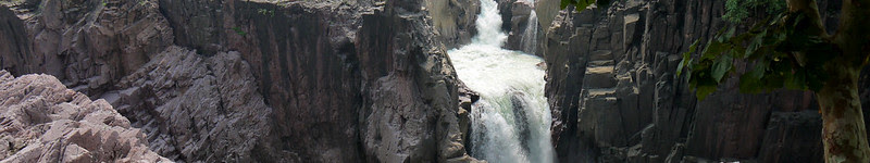 Raneh Falls on River Ken (aka Karnavati) in Ken Gharial Sanctuary