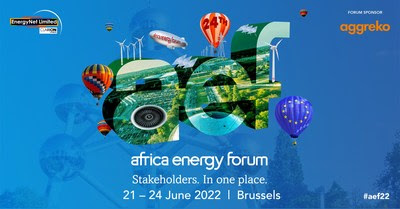 Africa Energy Forum (aef) 21 – 24 June 2022, Brussels. Stakeholders. In one place. 