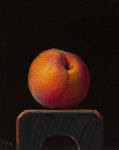 Peach on a Wood Block  (+ a special announcement) - Posted on Wednesday, December 17, 2014 by Abbey Ryan