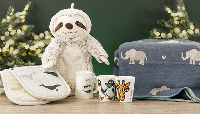 A selection of animal themed Christmas gifts