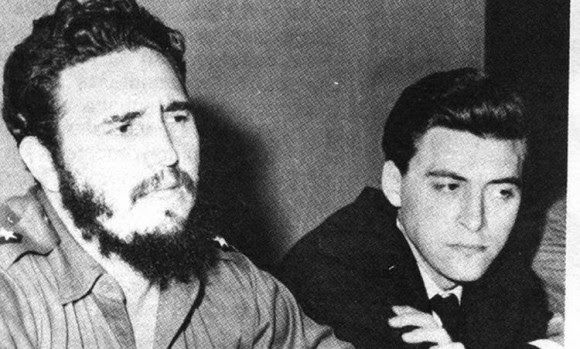Massetti junto a Fidel en los días iniciales de la Revolución Cubana. Foto: Clarín
