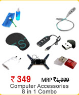 Computer Accessories 8 in 1 Combo (Deal Price Offer)