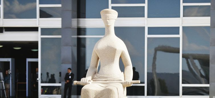 José Cruz/Agência Brasil/Agência Brasil Brasília - Estátua da Justiça em frente ao Supremo Tribunal Federal STF (José Cruz/Agência Brasil)