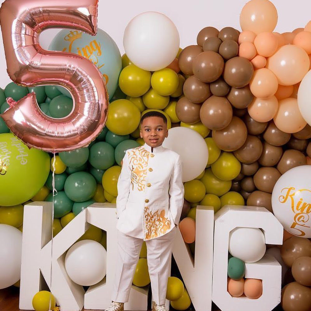Tonto Dikeh shares lovely new photos of her son, King Andre, as he turns 5