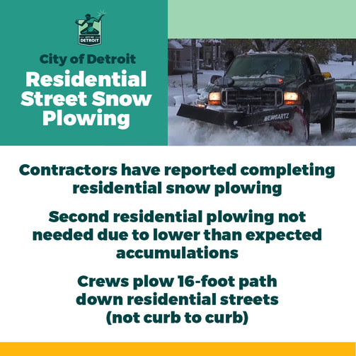 Residential Snow Plowing Feb. 4 2022