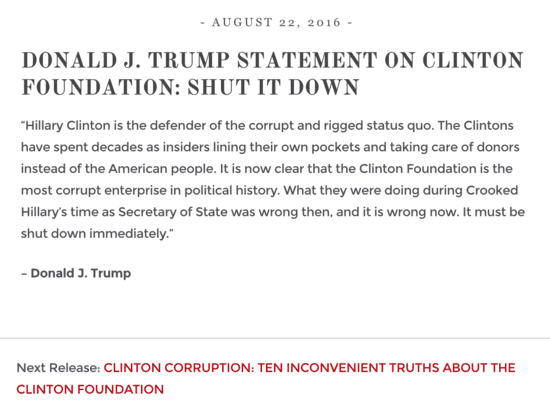 Staggering Hillary Clinton Prosecution Possibly Weeks Away:Trump DOJ Swiftly Moves Towards Sweeping Criminal Prosecutions  As Anthony Weiner Turns State Evidence