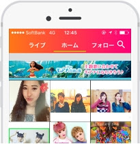 MixChannelアプリHOME画面 ※画像はイメージ