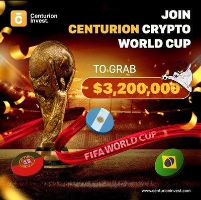 Centurion Invest offering to Football Fans at the FIFA World Cup over $3.2 million in USDT Centurion Invest offering to Football Fans at the FIFA World Cup over $3.2 million in USDT