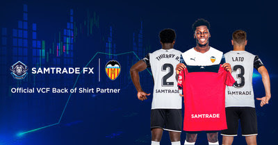 Samtrade FX - the official VCF Back of Shirt partner of Valencia CF Samtrade FX - the official VCF Back of Shirt partner of Valencia CF