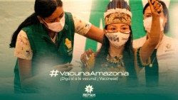“¡Diga sí a la vacuna! ¡Vacúnate!”, es el lema de la Campaña #VacunaAmazonia que ha lanzado la Red Eclesial Panamazónica