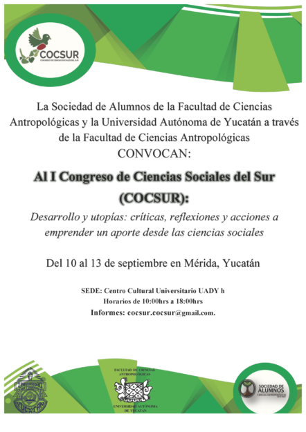 I Congreso de Ciencias Sociales del Sur (COCSUR)