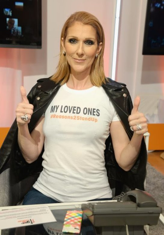  Celine Dion attends Stand Up To Cancer