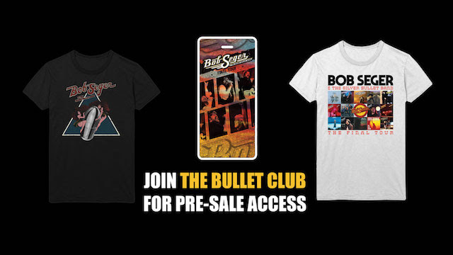 Join the Bullet Club at https://bulletclub.bobseger.com/subscribe