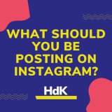 What should you be posting on Instagram right now? from HDK