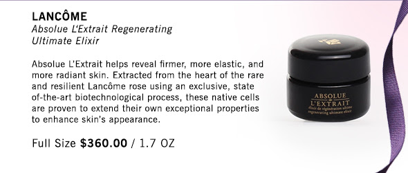Lancôme Absolue L'Extrait Regenerating Ultimate Elixir Lancôme Absolue L'Extrait Regenerating Ultimate Elixir