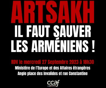 Artsakh : il faut sauver les Arméniens !