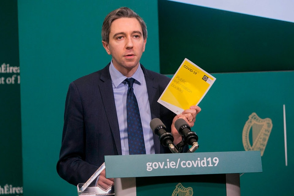 El ministro de Salud, Simon Harris.