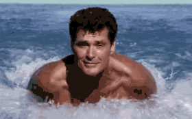 Image result for make gifs motion images of david hasselhoff sailing on the ocean