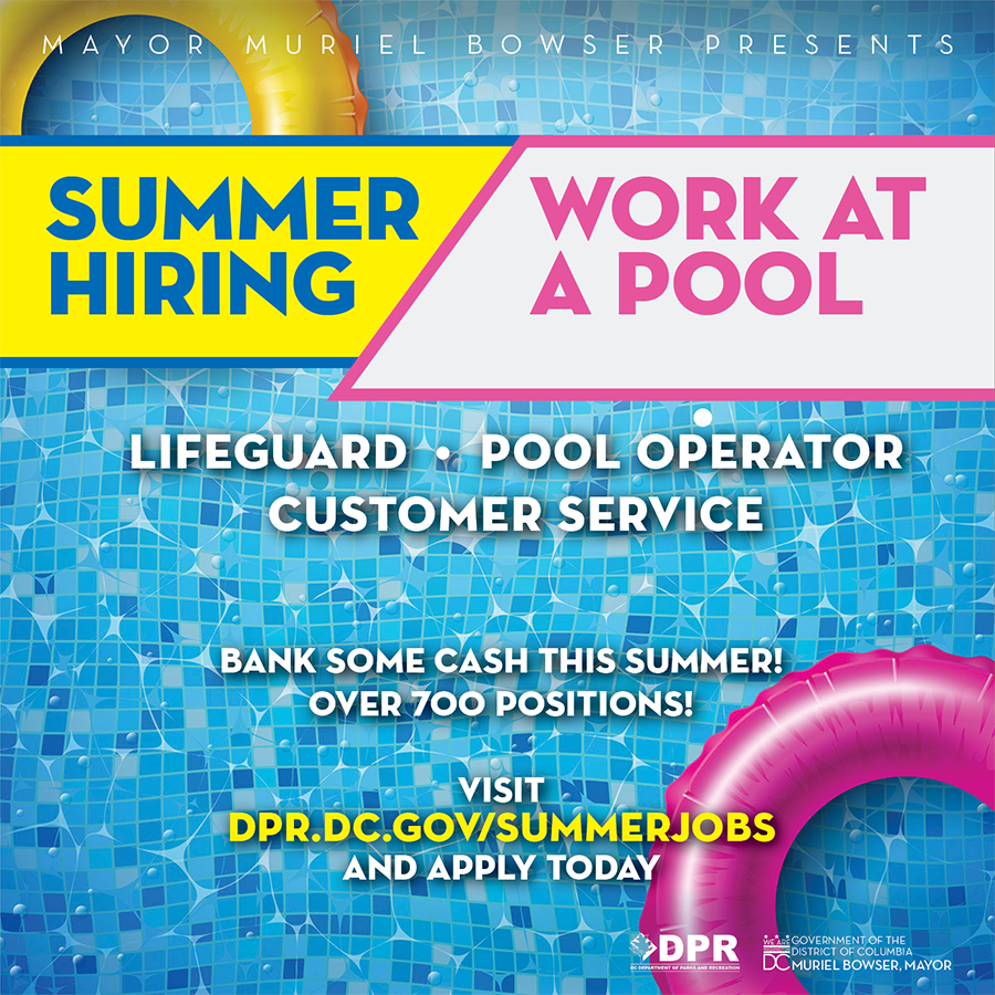 Get PAID to work at POOL this summer!