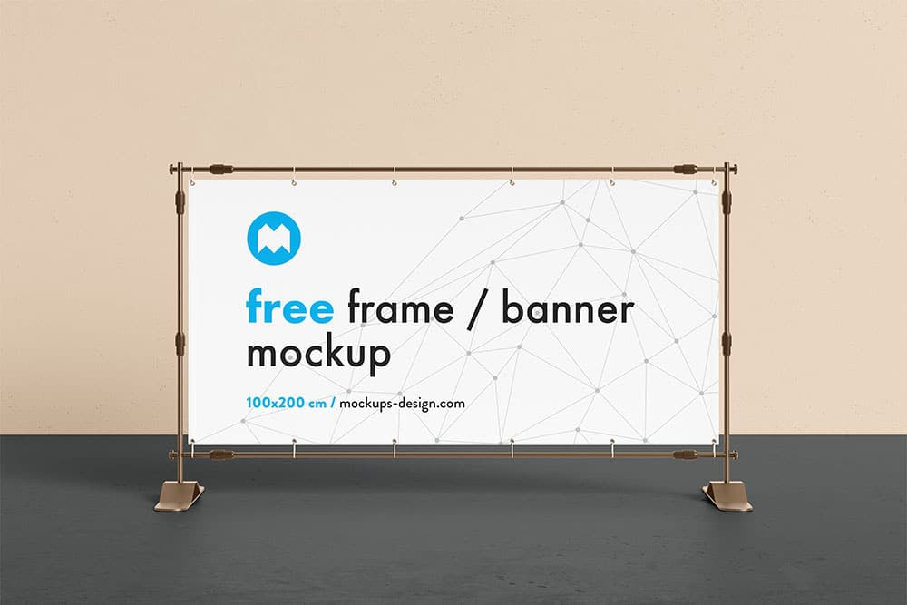 Download This Free Banner Stand Mockup in PSD Designhooks