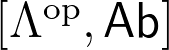 [\Lambda^{\rm op},\mathsf{Ab}]