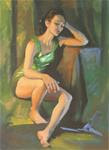 Green dress - Posted on Tuesday, January 13, 2015 by Peter Orrock