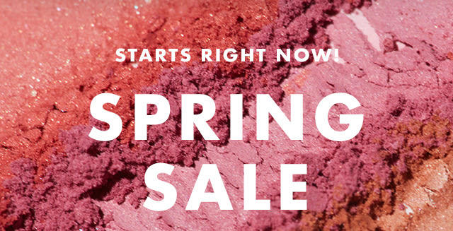 Starts Right Now! Spring Sale