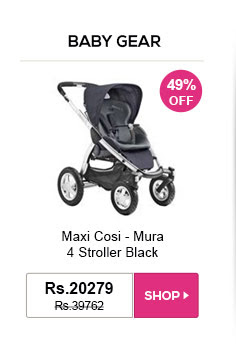 BABY GEAR - Maxi Cosi - Mura 4 Stroller Black