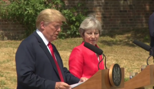 Trump says UK is “losing its culture” due to migrant influx, May praises migrants’ “fantastic contribution”