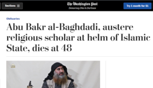 Washington Post hails al-Baghdadi as “austere religious scholar”
