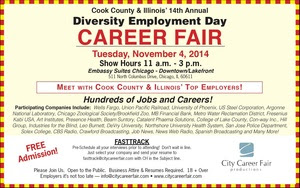 Cook County 14th Annual Diversity Employment Day Career Fair Flyer