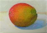 Febuary Mango,still life, oil on canvas,5x7,price$200 - Posted on Friday, February 6, 2015 by Joy Olney