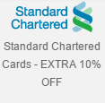 10% off on flipkart using Standard Chartered Card (Max Rs 2000)