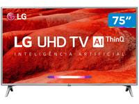 Smart TV 4K LED 75? LG 75UM7510PSB Wi-Fi HDR 