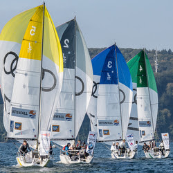 J/70s sailing German Sailing League