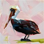 Louisiana Brown Pelican Painting - Posted on Thursday, March 12, 2015 by Angela Moulton