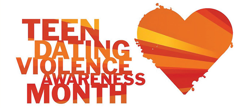 Teen Dating Vilence Awareness Month Graphic.