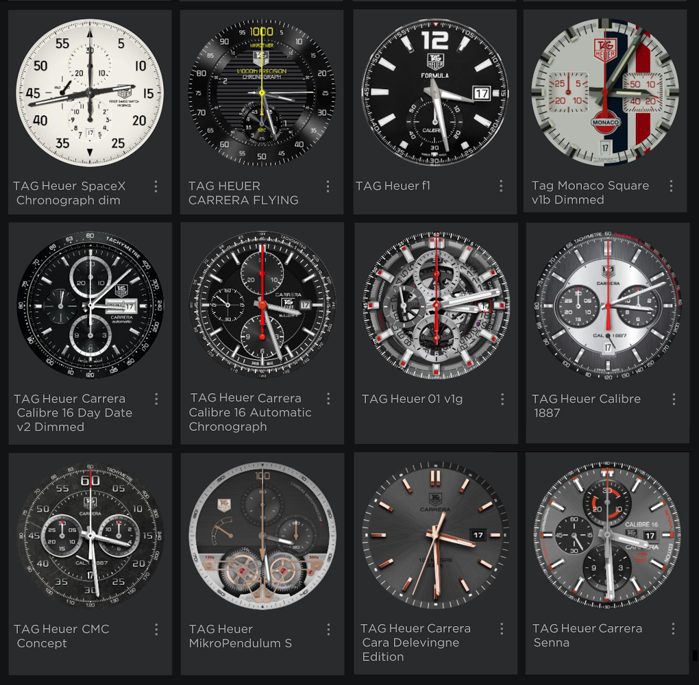 Connected Custom Watchfaces / Which Watch Face are Wearing Today