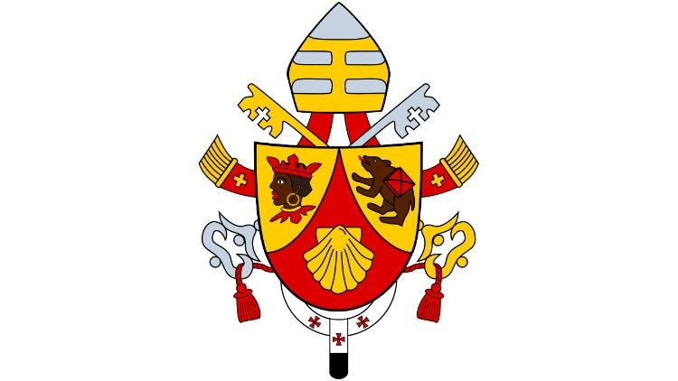 El escudo papal de Benedicto XVI